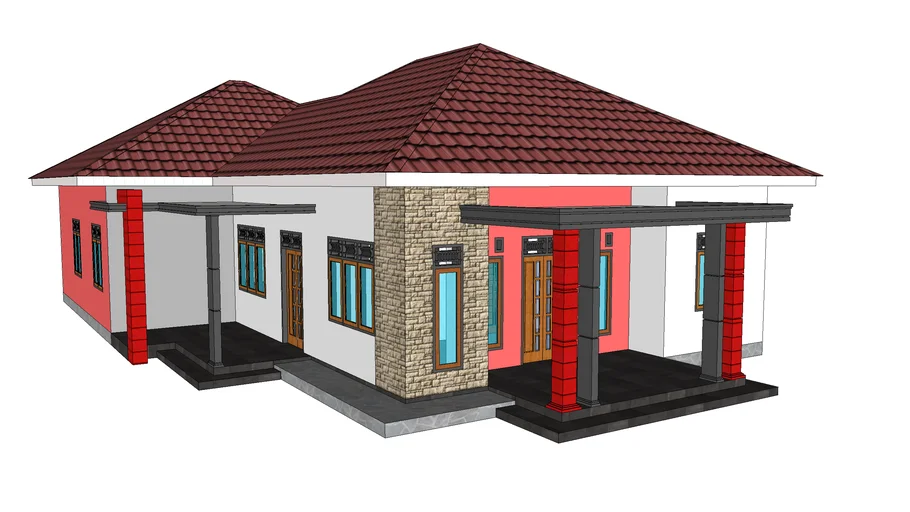 Rumah Desain Minimalis 5 Kamar tidur
