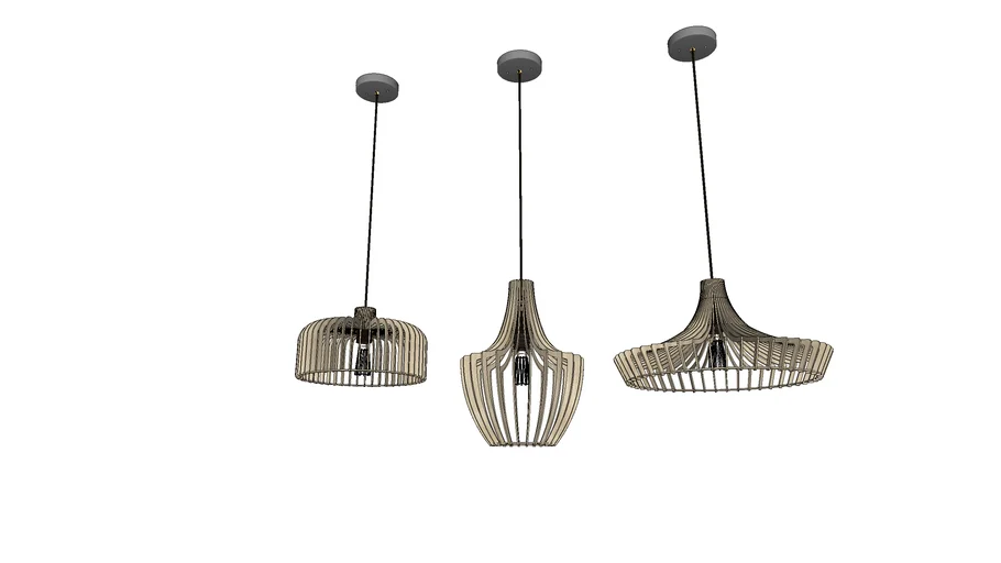 Japanese Style Modern Minimalist _ Chandelier Pendant _ Model by N'Ivy