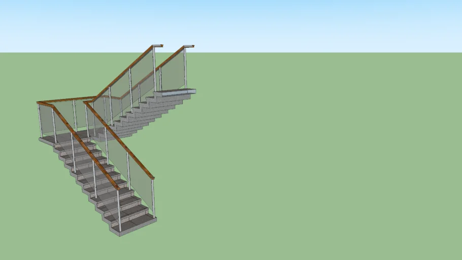 Escalera con Barandal