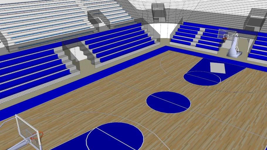 Estadio De Basquetbol (muy detallado)