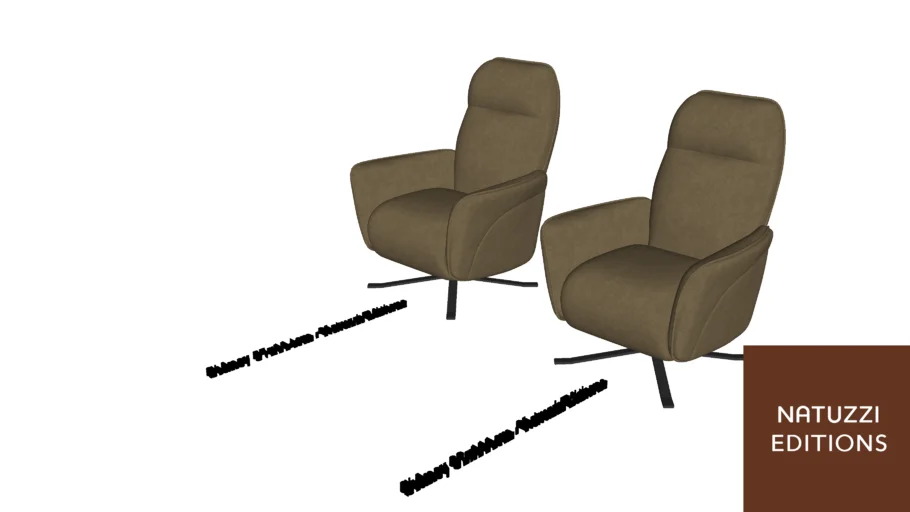 Poltrona Sidney C258 - Natuzzi Editions