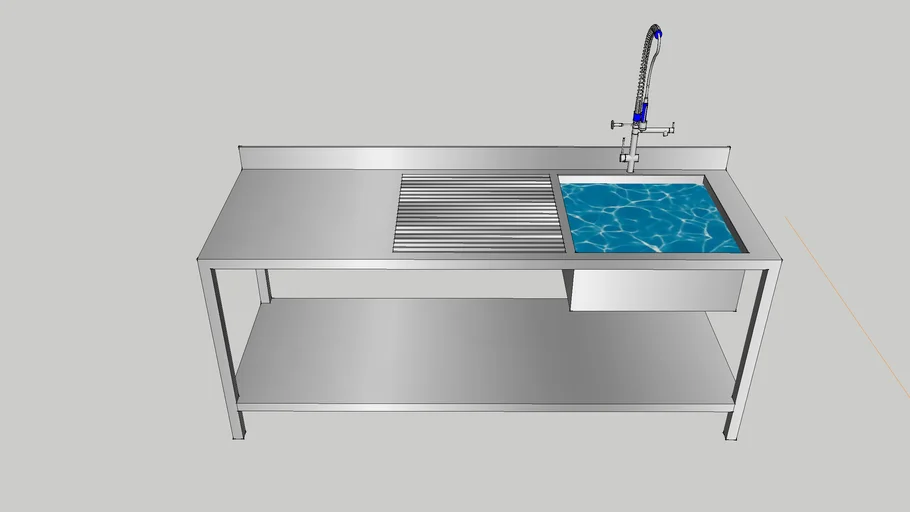 Mesa cero inox 2000*700*850 