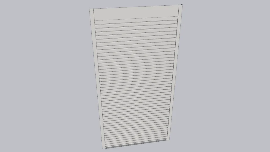 Kitchen rolling shutter