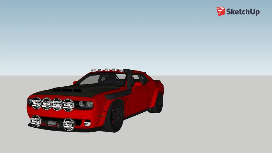 dodge demon rally with snorkel