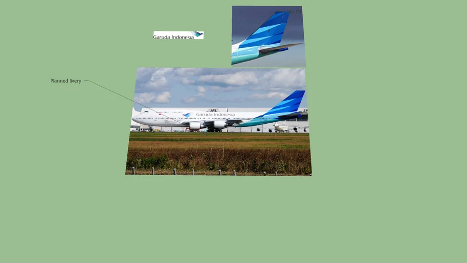 The planned thing for the Garuda Indonesia