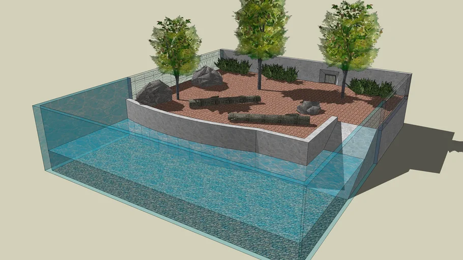 Large Bear enclosure