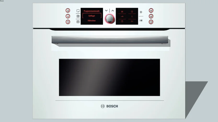 BOSCH, Gourmet oven HBC86P723  (45x60cm)- wit