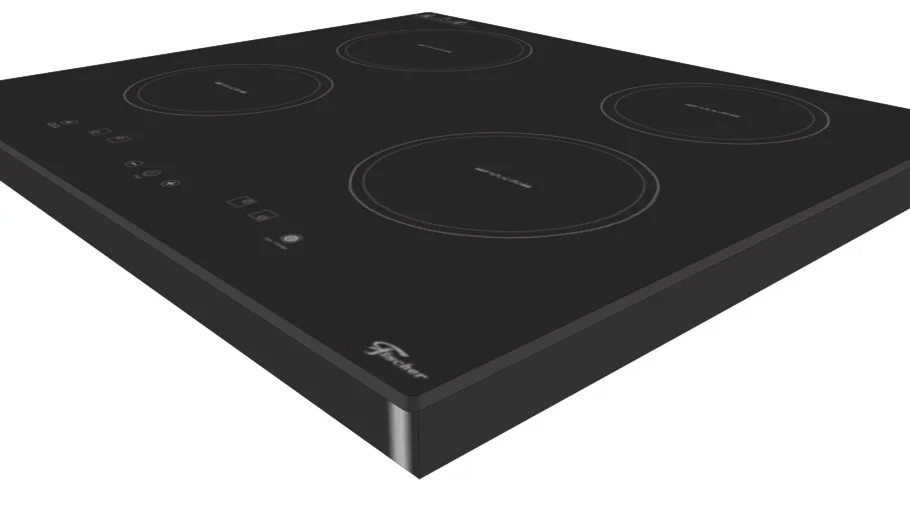 Fogão Cooktop Fischer 4Q por Indução Mesa Vitrocerâmica