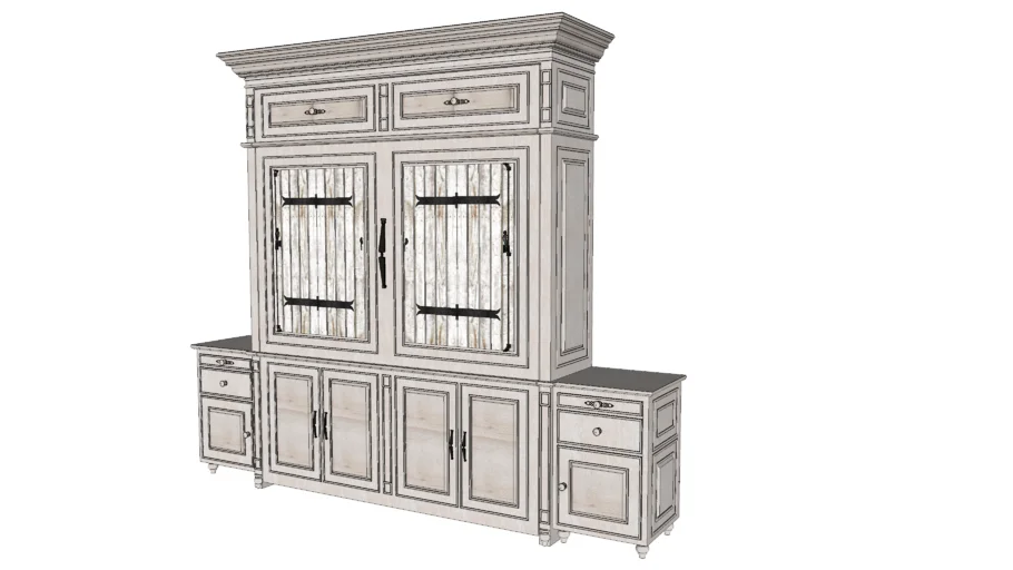 Princess: Cottage Murphy/Wallbed with Side Tables