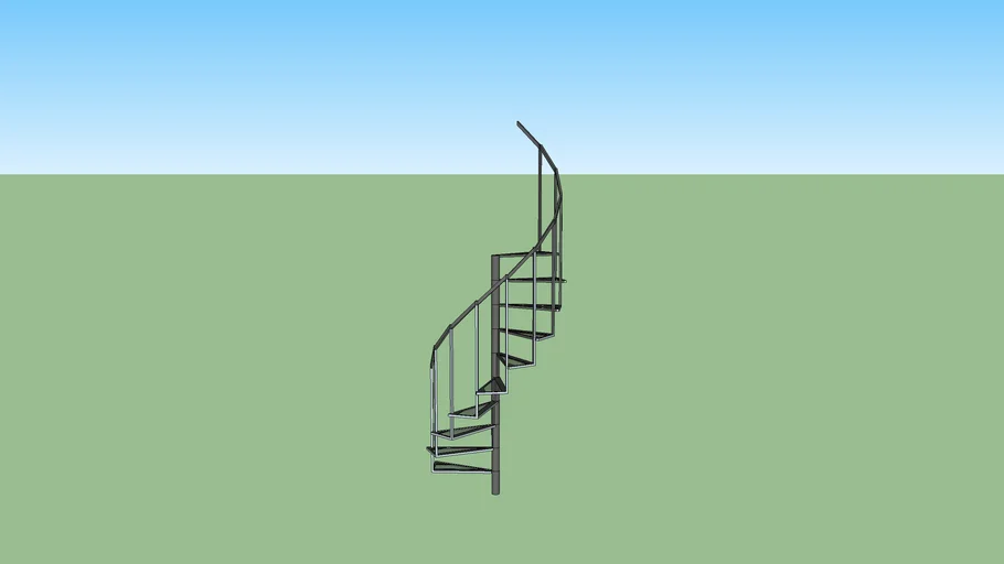 Escalera caracol 0,80m x 3,00m
