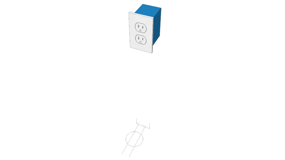 Electrical Outlet Single Gang