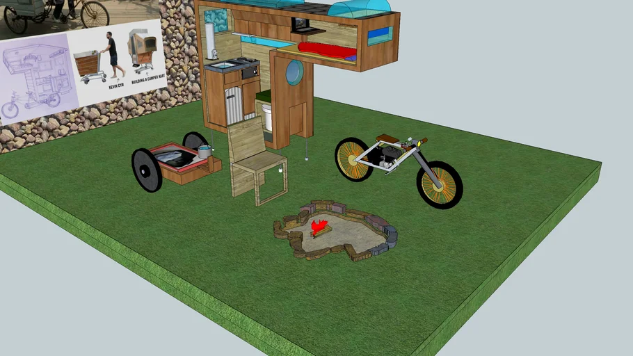 Camper Bike & Trialer