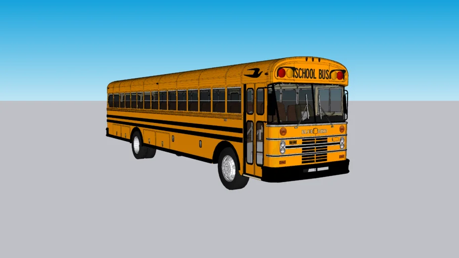 1985 Blue Bird All American FE - school bus - 84 passenger - CAT 3208