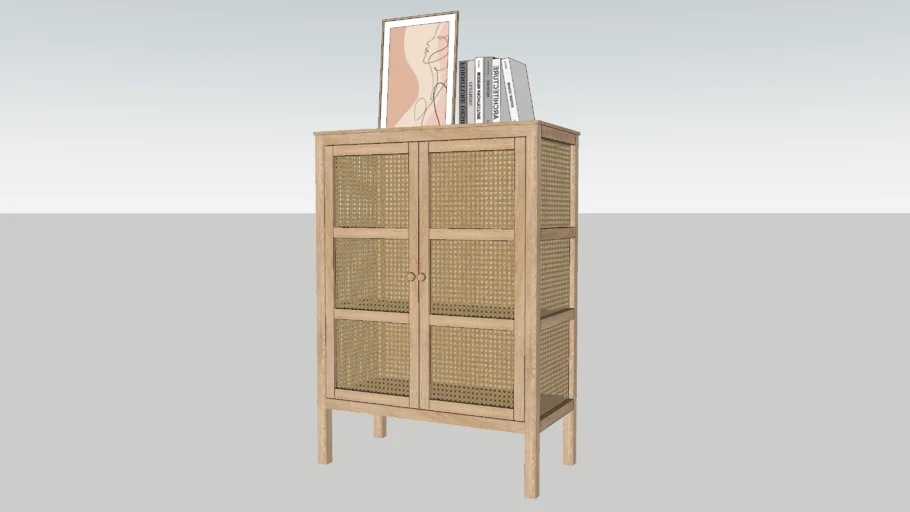 Cabinet rattan 1