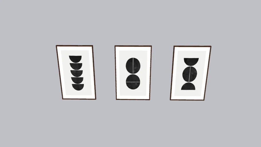 Quadros Formas - Lura Design e Decor 