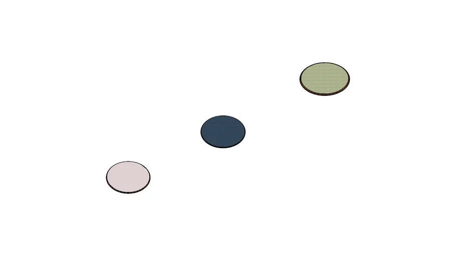 Acoustic wall panels - Pillow Round