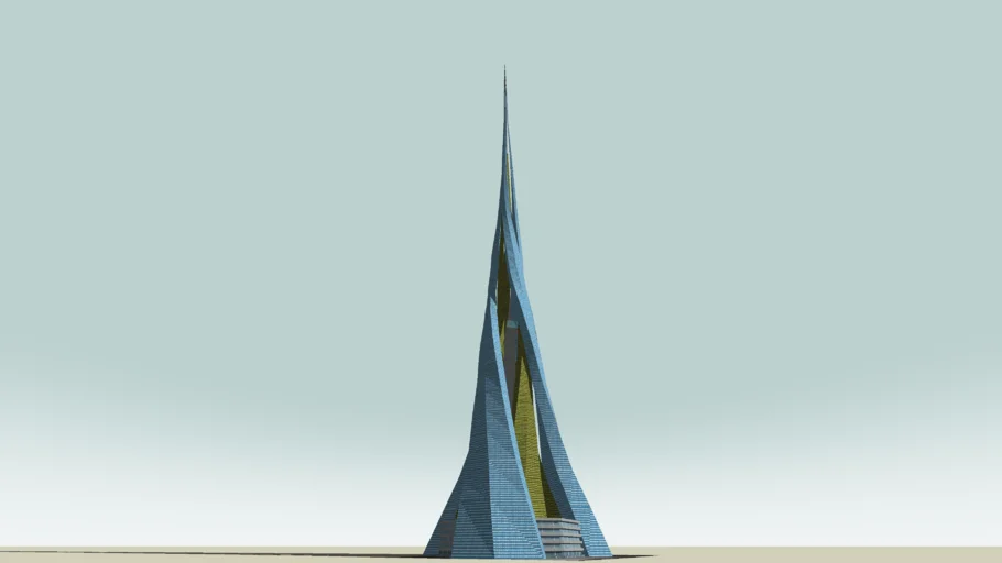Dubai City Tower {Vertical city}  (Earth Ready)