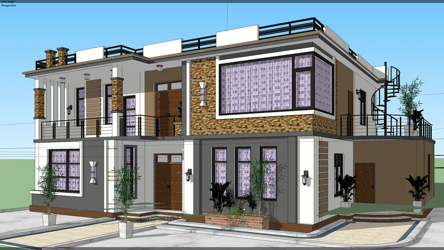 two story house(in myanmar)