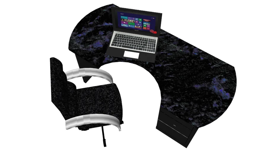 Laptop Desk Set | 3D Warehouse