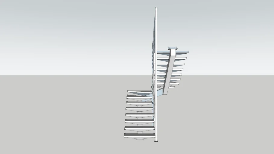 Escalera de soporte intermedio