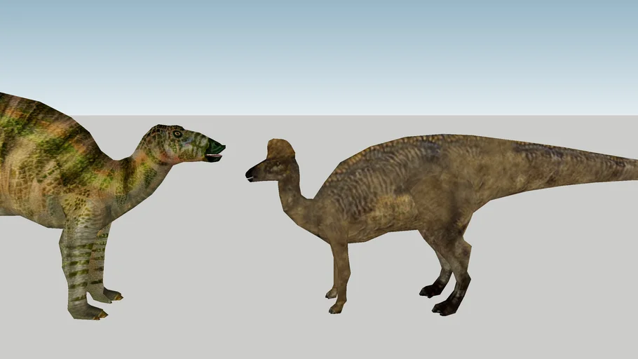 edmontosaurus vs corythosaurus