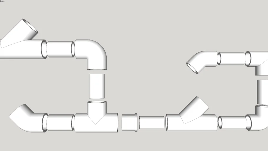 3/4" and 1" PVC Pipes and fittings