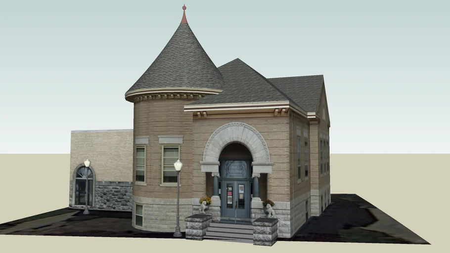Paola Free Library in Paola,Kansas