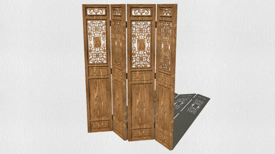 中式屏风