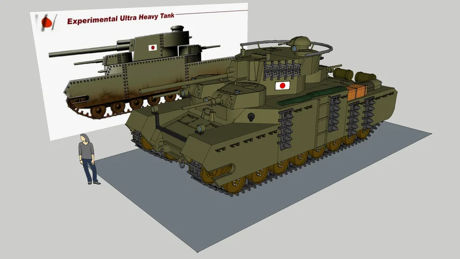 Japanese experimental ultra heavy tank