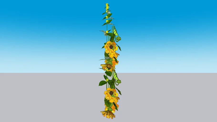 string of flowers