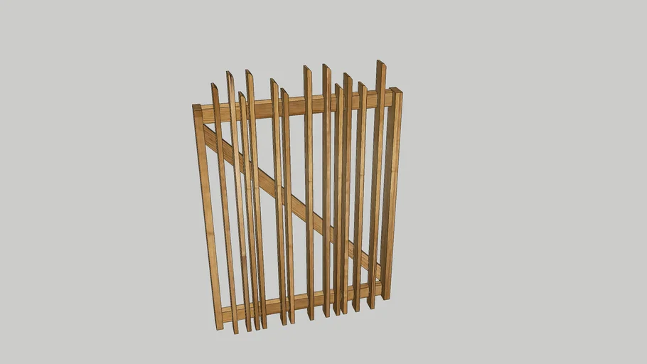 portillon bois 1,5m TEMPO Vivre en Bois