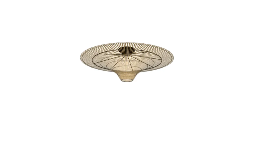 LA REDOUTE - Suspension/plafonnier en rotin Ø80 cm, Junita