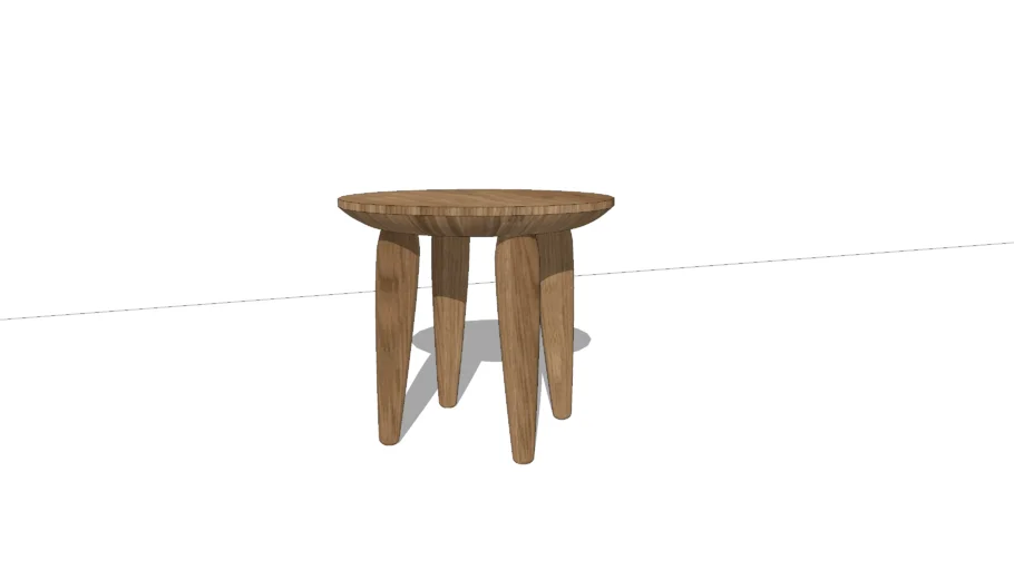 Wood Stool