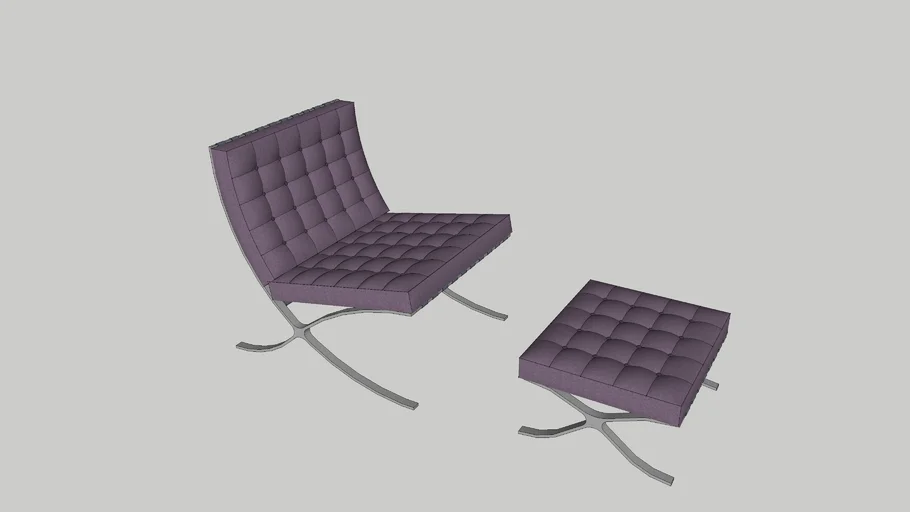 巴塞罗那椅 Barcelona Chair