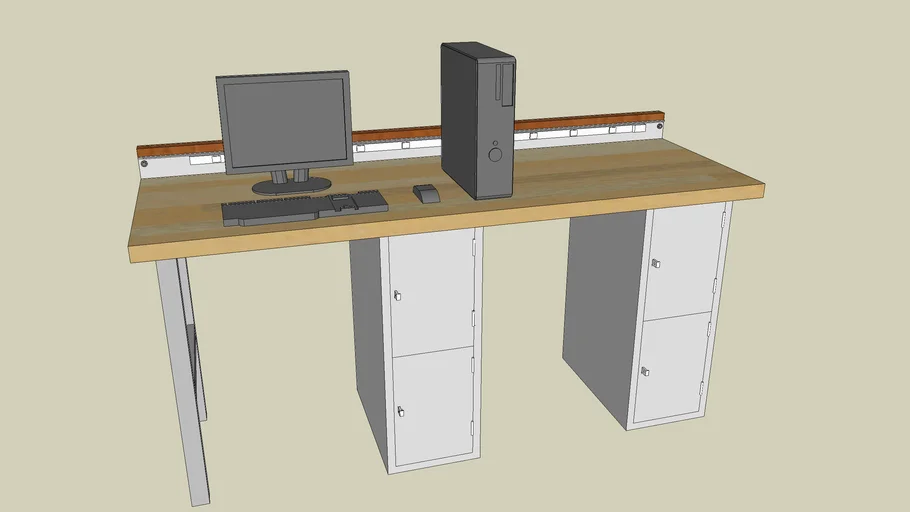 My desk at school