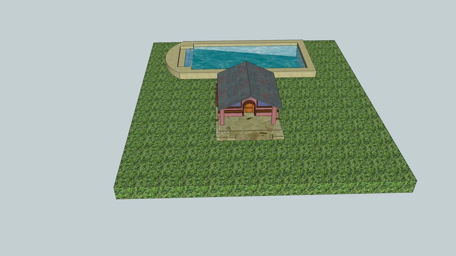 casa en sketchup