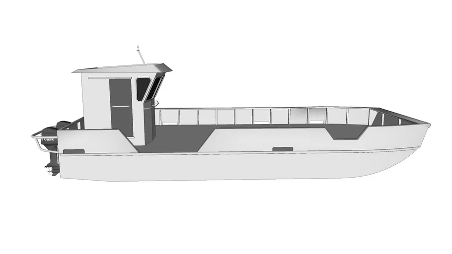 12.5m Work Boat | 3D Warehouse