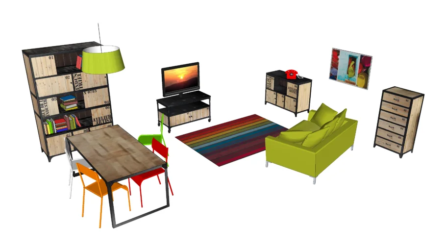 Le salon, Docks. Maisons du monde