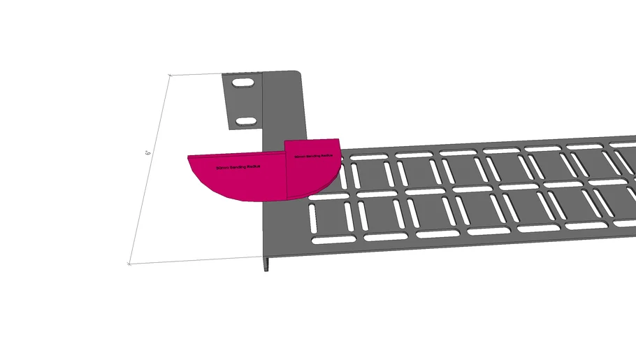Fiber Optic Cable Manager for Data Center Cabinet/Rack