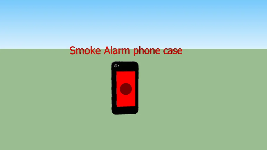 smoke alarm phone case