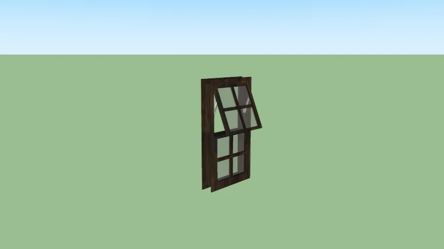 Janela Basculante em Madeira