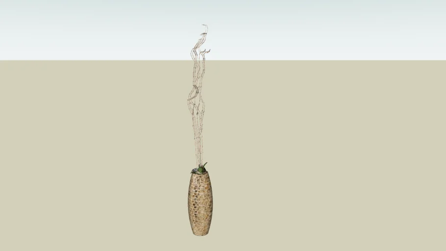Branched in tall vase