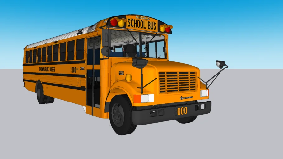 1999 Thomas Built school bus - 65 passenger - FL specs - International 3800 - T444E