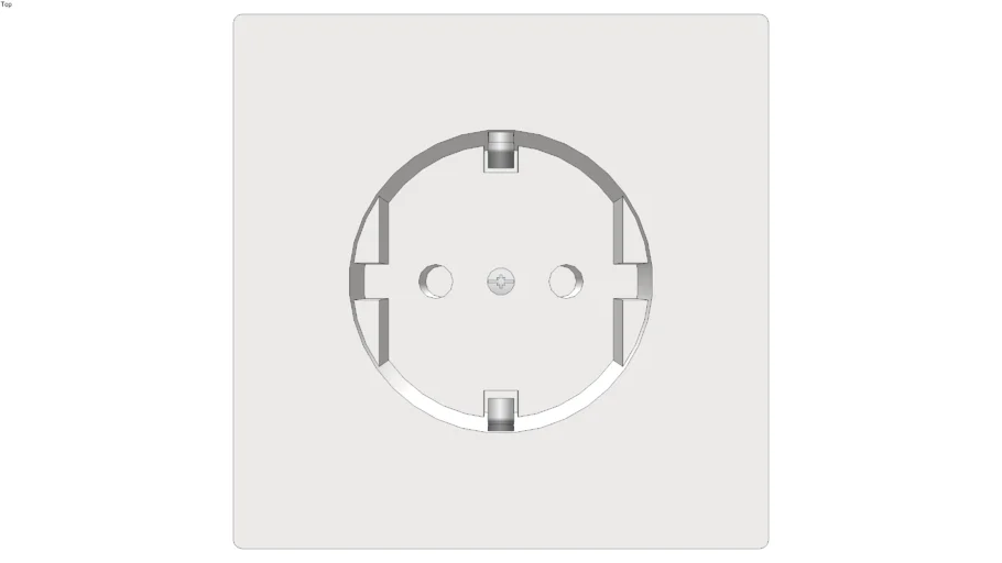 D-Life SCHUKO socket-outlet, shutter, screwless terminals, lotus white