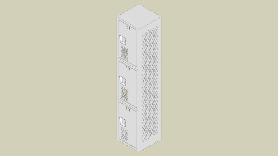 Penco 3-Tier All-Welded Locker