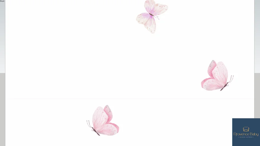 Papel de Parede Infantil Borboletas