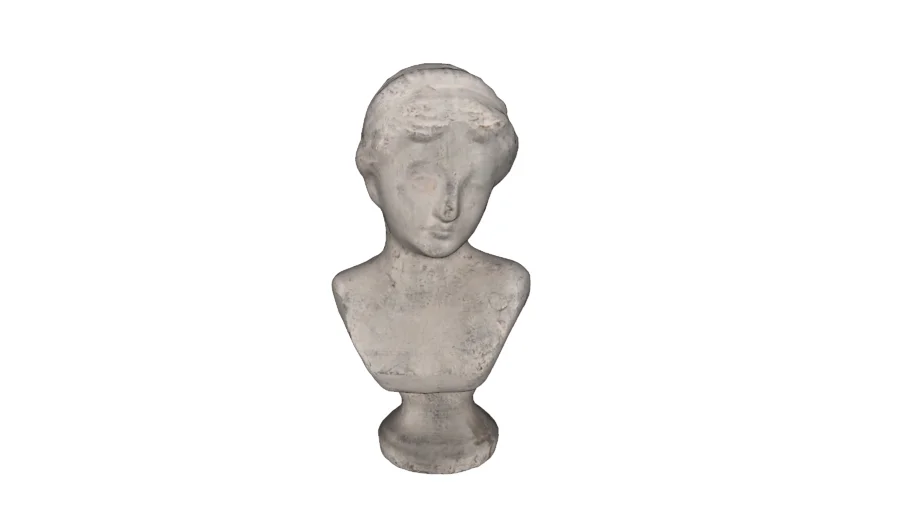 Greek bust statue Vray