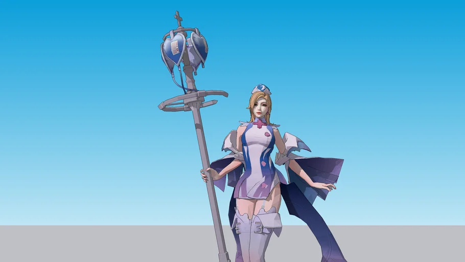 Anime Girl Diochan Azure