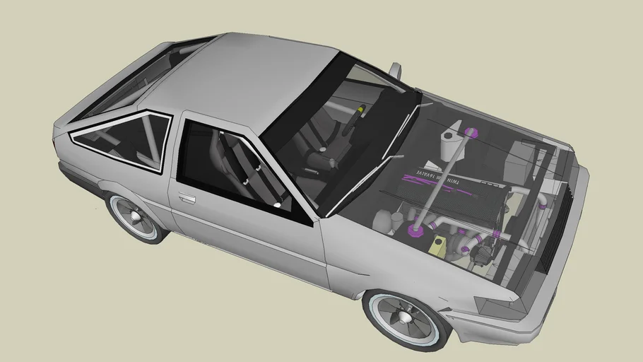 Toyota ae86 SR20 Turbo HKS