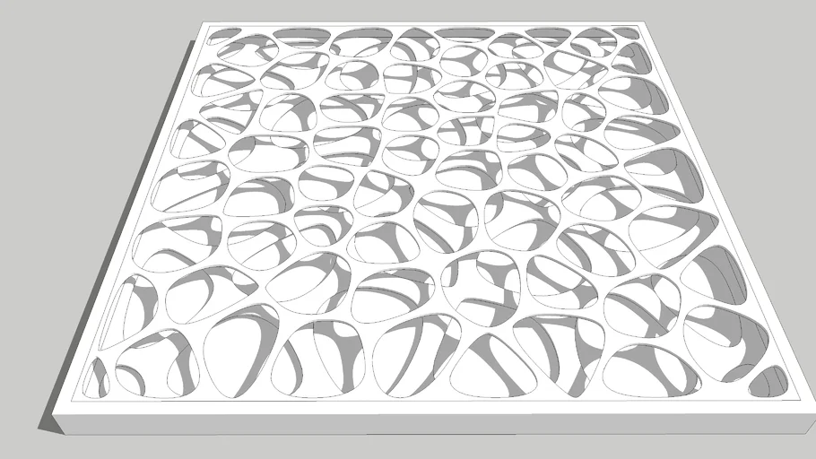 Parametric Wall Panel w Voronoi